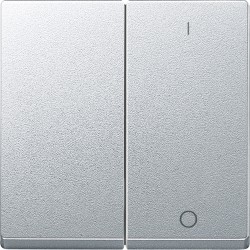 Merten, Klawisz System M podwójny z oznaczeniem '0/1' aluminiowy Merten MTN312060 Schneider