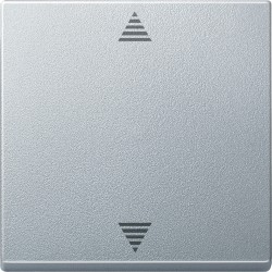 Przycisk żaluzjowy z funkcją pamięci i przyłączem czujnika, aluminium, system M Merten MTN586360 Schneider