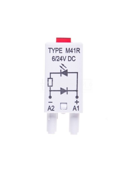 Moduł sygnalizacyjny LD (diody: LED czerwony + D) 6-24V DC M41R szary 854842