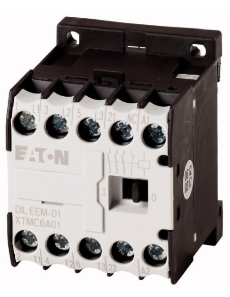 Stycznik mocy 3P 6A 3kW 12V DC 0Z 1R DILEEM-01-G(12VDC) 051649