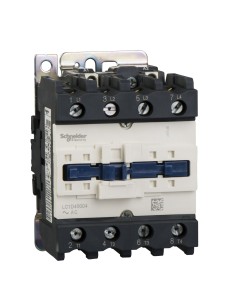 Stycznik, TeSys LC1-D, 4 bieguny, AC-1 440V 60A, napięcie cewki 48 V AC LC1D40004E7