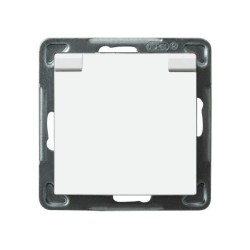 AS gniazdo hermetyczne 2p+z IP44 klapka biała białe GPH-1GZ m 00 W - hurtownia elektryczna Amper.pl