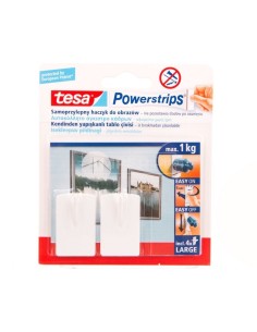 Haczyk samoprzylepny POWERSTRIPS do obrazów biały 2szt. 58031-00128-01