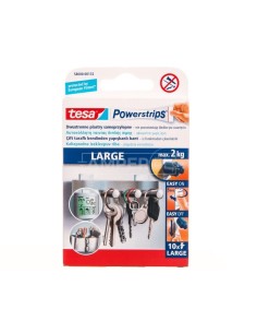 Plastry samoprzylepne POWERSTRIPS duże do 2kg 10szt 58000-00132-01