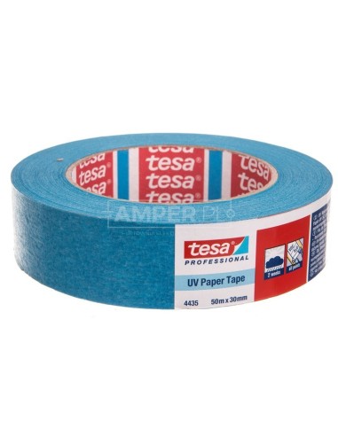 Taśma malarska profesjonalna niebieska do wew. 28 dni i na zew. 14 dni 50m 30mm 04435-00016-00