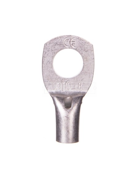 Końcówka oczkowa rurowa 10/M8 miedź cynowana KC10F8 /100szt./