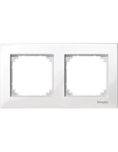 Merten, Ramka M-Plan podwójna biały polarny Merten MTN515219 Schneider