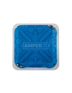 Puszka podtynkowa regips 115x115x45mm niebieska P 110 32042203 2