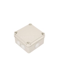 Puszka natynkowa LIGHT 108x108x64 7xM25 IP66/67 szara EV-111