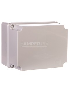 Puszka n/t 190mm 240x 160mm tworzywo IP56 szary 44 CE GW44218