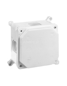 Puszka natynkowa 103x103x60mm IP44 biała PK-2P 83023006