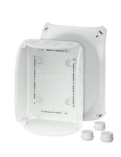 Puszka odgałęźna 210x155x92 bez zacisków IP66 szara DK 1600 GZ 62000159