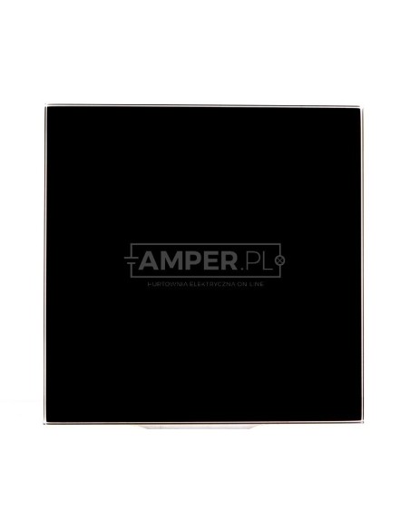 Panel do ramki i korpusu 100mm czarny połysk Trax Glass PTGB100P