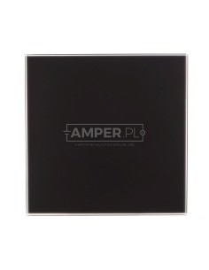 Panel do ramki i korpusu 100mm czarny mat Trax Glass PTGB100M