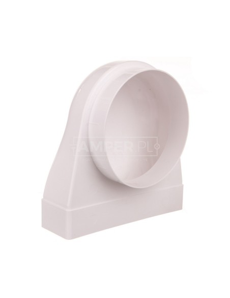 Kolano łącznikowe 90st. 60x204/fi150mm KP204-23/150