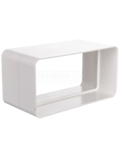 Łącznik kanałów 120x60mm biały 420