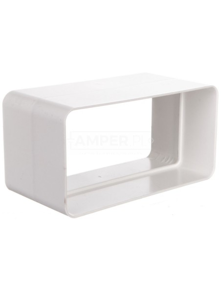 Łącznik kanałów 120x60mm biały 420