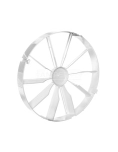 Zawór zwrotny wentylatora fi 125 biały ZZ125