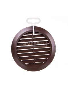 Kratka wentylacyjna fi 100mm brązowa siatka T30BR