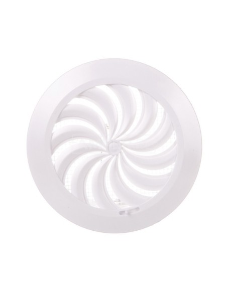 Kratka wentylacyjna fi 100mm biała siatka T95