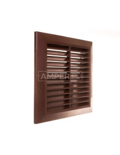 Kratka wentylacyjna 137x137mm brązowa T40BR
