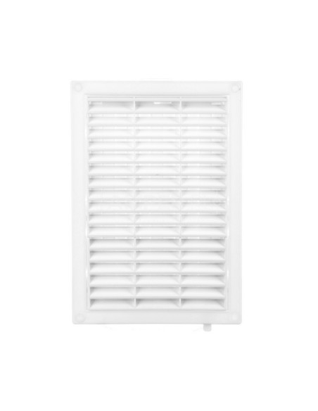 Kratka wentylacyjna 128x197mm biała żaluzja+sznurek T59