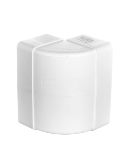 Kolano pionowe 90 stopni 120x60mm białe 460