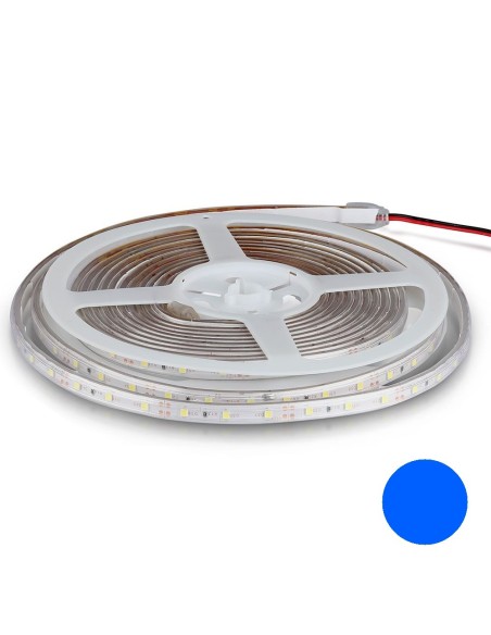 Taśma LED SMD3528 3,6W/M 60LED/M Niebieski IP65 2035 /5m/