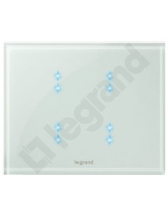 Sterownik wielofunkcyjny dotykowy Szkło kaolin 067243