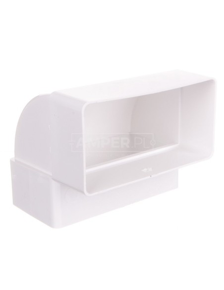 Kolano pionowe płaskie 60x120mm KP120-25