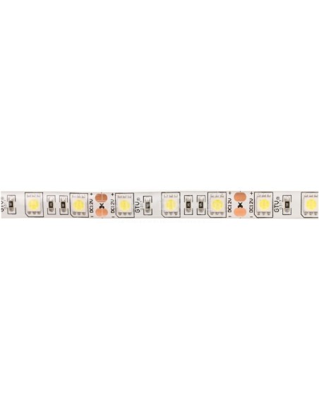 Taśma FLASH 5050 300 LED zimny biały 72W wodoodporna 10mm ROLKA IP65 LD-5050-300-65-ZB /5m/