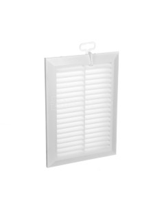 Kratka wentylacyjna 138x208mm biała uchwyt montażowy T26