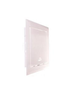 Drzwiczki rewizyjne metalowe 150x150mm białe zatrzask DM82