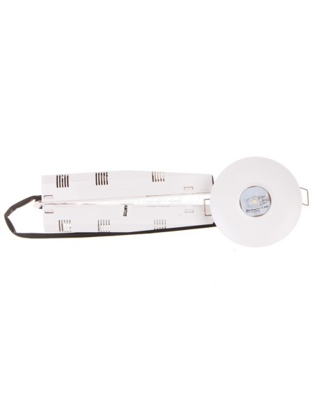 Oprawa awaryjna AXP IP65/20 ECO LED 3W 330lm (opt. universal) 1h jednozadaniowa AT biała AXPU/3W/E/1/SE/AT/WH