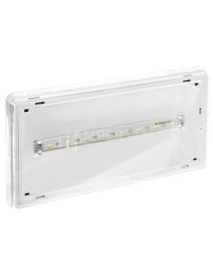 Oprawa awaryjna EXIT IP65 1W 1h dwuzadaniowa biała ETE/1W/C/1/SA/X/WH