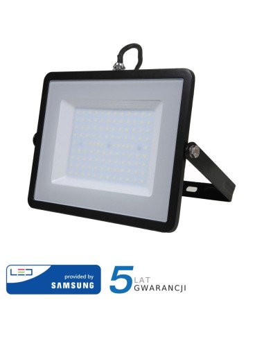 Projektor LED 100W VT-100-B SAMSUNG CHIP 6400K 8000lm IP65 Czarny 414