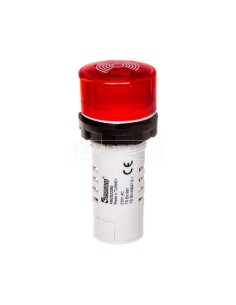 Brzęczyk jednoczęściowy 230V AC 90dB podświetlany T0-MBZS220S