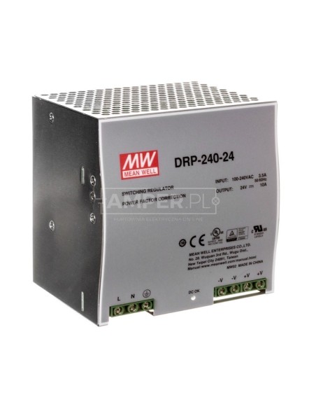 Zasilacz impulsowy stabilizownay 90-264V AC/ 12V DC 2A czarny PSD12020