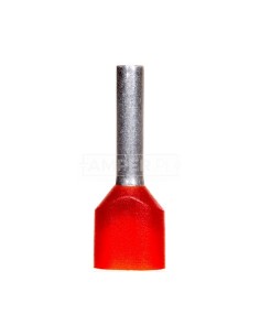 Końcówka tulejkowa podwójna izolowana /czerwona/ TV 1-10 /100szt./