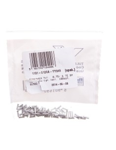 Końcówka tulejkowa T 0,75mm2/6mm cynowana T0,75L6 /100szt./