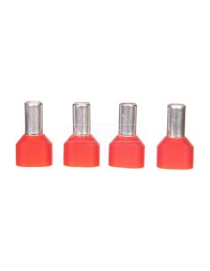 Końcówka tulejkowa podwójna izolowana TV 10-12 /100szt./