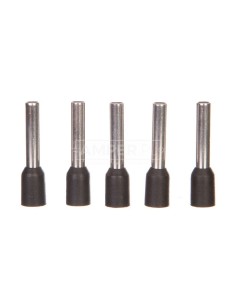 Końcówka tulejkowa izolowana czarna TE 2,5-12 K01 /100szt./