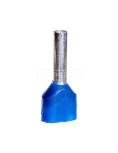 Końcówka tulejkowa podwójna izolowana /niebieska/ TV 2,5-12 /100szt./