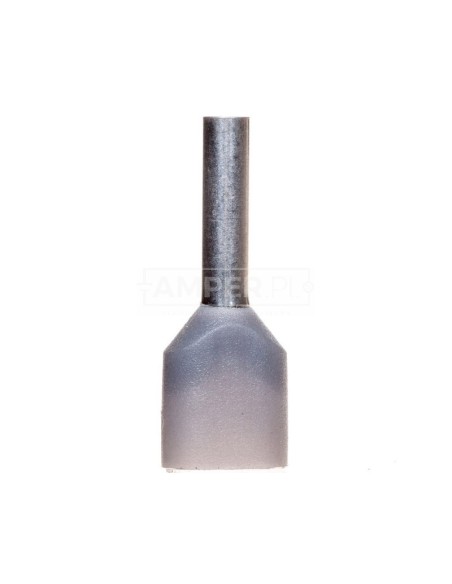 Końcówka tulejkowa podwójna izolowana /szara/ TV 0,75-8 /100szt./