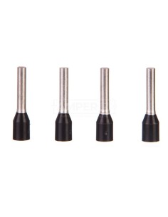 Tulejka 1,5mm2 czarna długość 10mm 216-244  /1000szt./