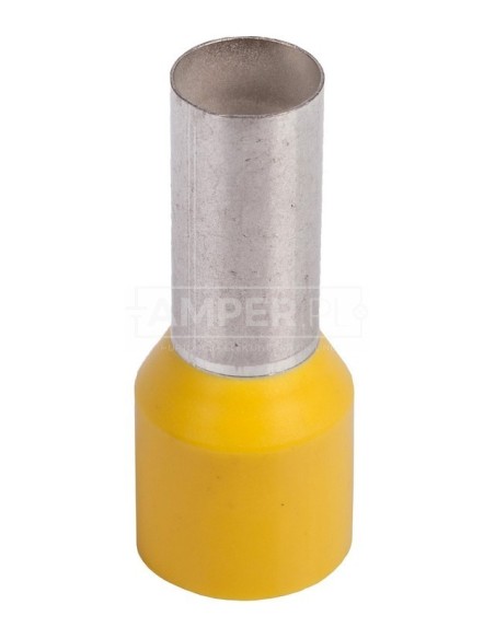 Końcówka tulejkowa izolowana TI 25mm2/16mm żółta cynowana TI25L16x50 /50szt./