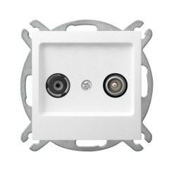 As gniazdo RTV końcowe białe GPA-GK/m/00 - hurtownia elektryczna Amper.pl