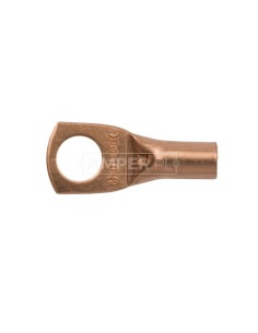 Końcówka oczkowa rurowa 10/M8 miedź niecynowana KN10F8