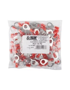 Końcówka oczkowa izolowana KOI 1/8 PC E09KO-02010200700 (100szt.)