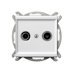 Sonata gniazdo RTV końcowe białe GPA-RK m 00 - hurtownia elektryczna Amper.pl